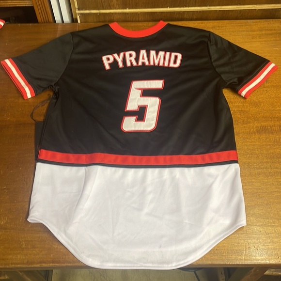 Black Pyramid Heat Impression Jersey Y1160673-BLK T-21 - Picture 5 of 5